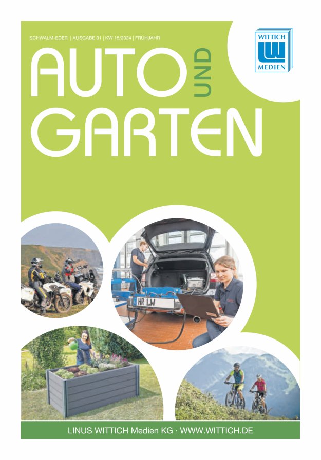 Auto und Garten Schwalm-Eder-Kreis Titelblatt 01/2024