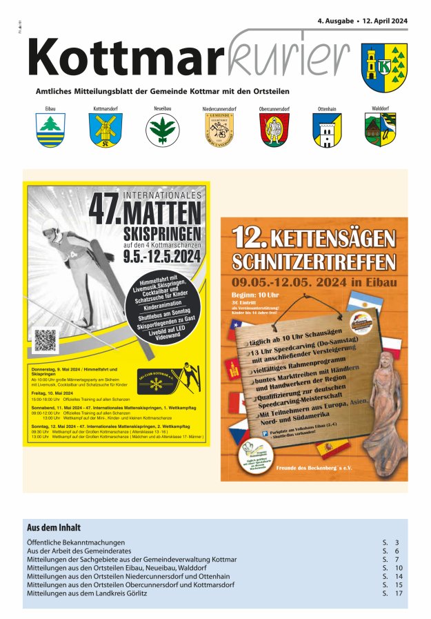 Kottmarkurier Titelblatt 04/2024