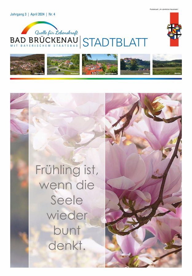 Stadtblatt Bad Brückenau Titelblatt 04/2024