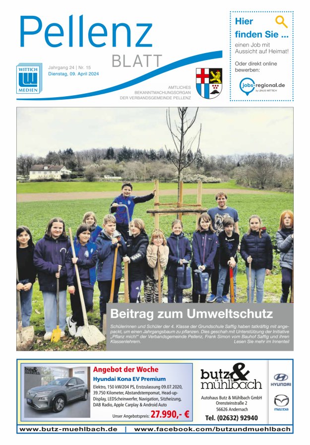 Pellenzblatt Titelblatt 15/2024