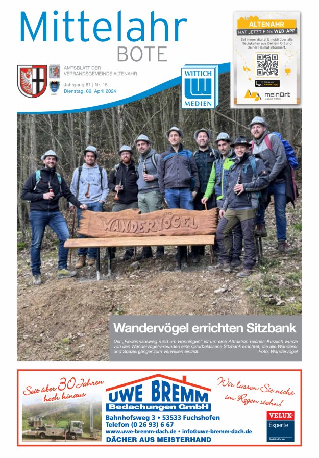 Mittelahr Bote Titelblatt 15/2024