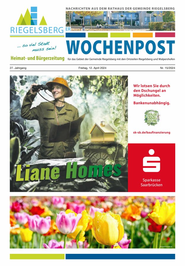 Riegelsberger Wochenpost Titelblatt 15/2024