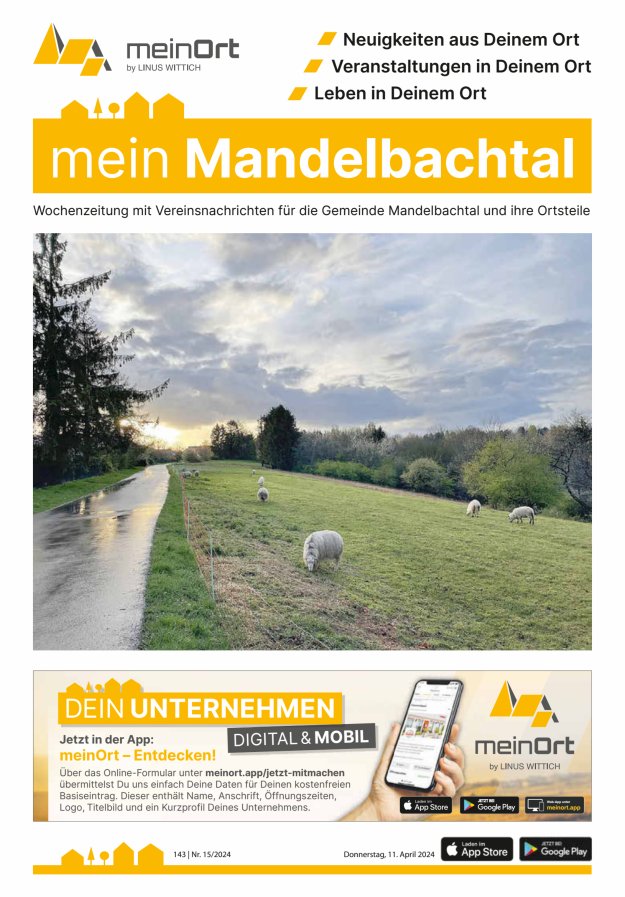 mein Mandelbachtal Titelblatt 15/2024