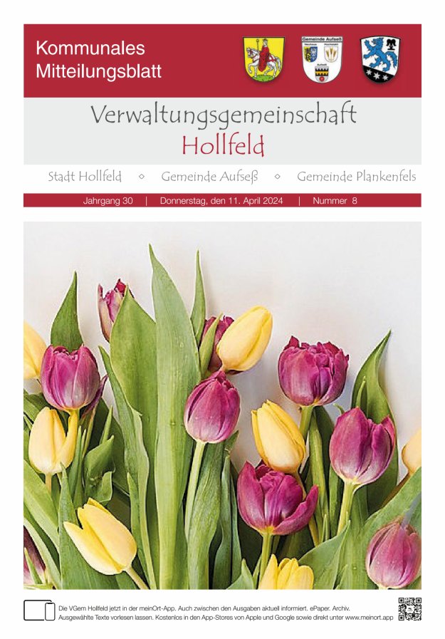 MB der Verwaltungsgemeinschaft Hollfeld  Titelblatt 08/2024