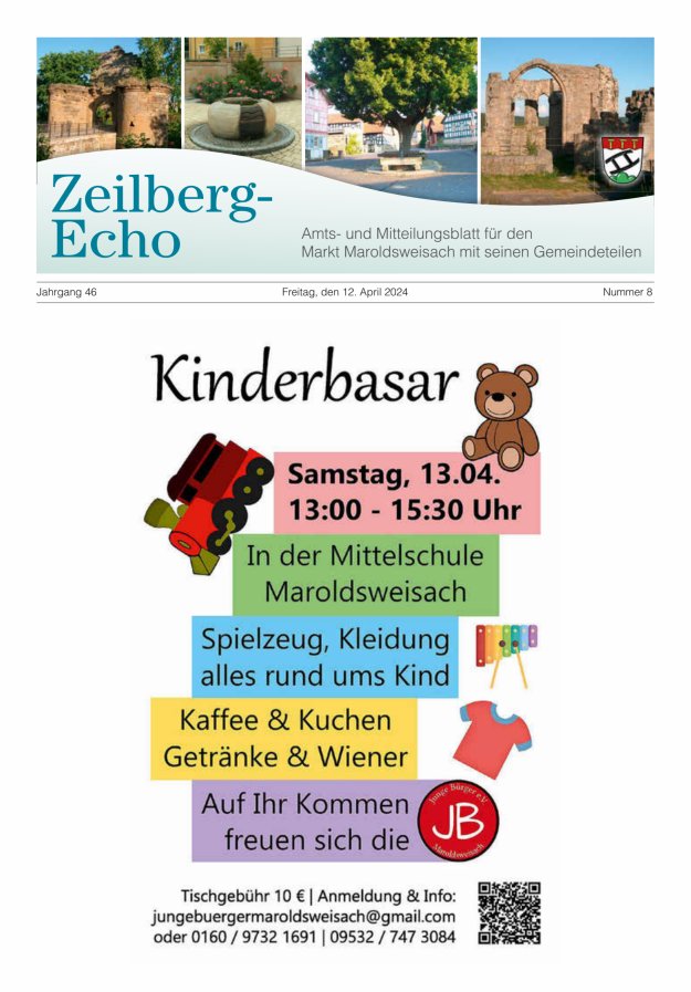 Zeilberg-Echo Titelblatt 08/2024