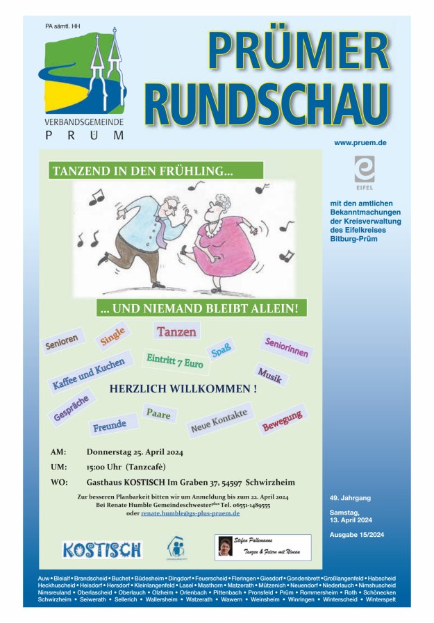 Prümer Rundschau Titelblatt 15/2024