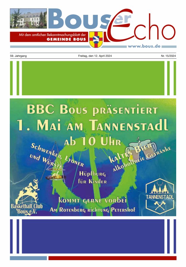 Bouser Echo Titelblatt 15/2024