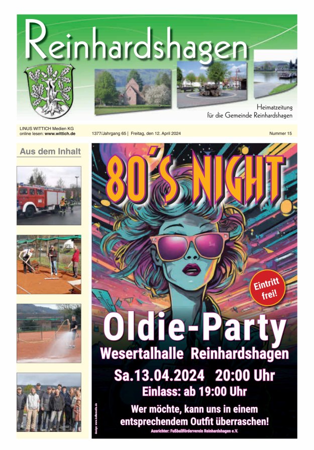 Unser Blättchen Titelblatt 15/2024