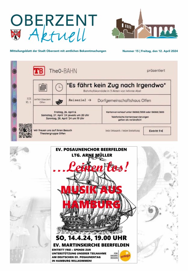 Oberzent aktuell Titelblatt 15/2024