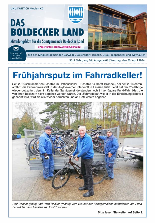 Samtgemeinde Boldecker Land Titelblatt 04/2024