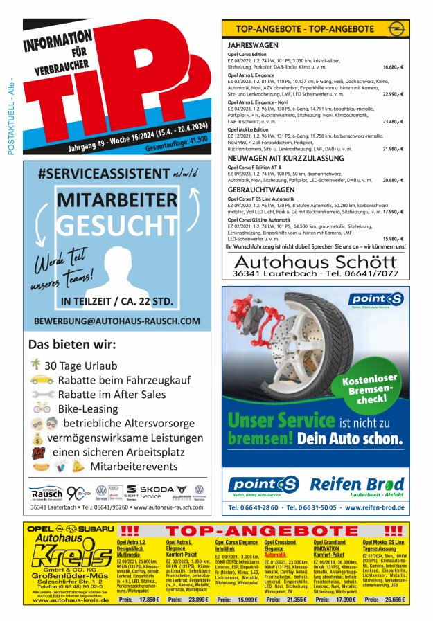 Tipp Vogelsberg Titelblatt 16/2024