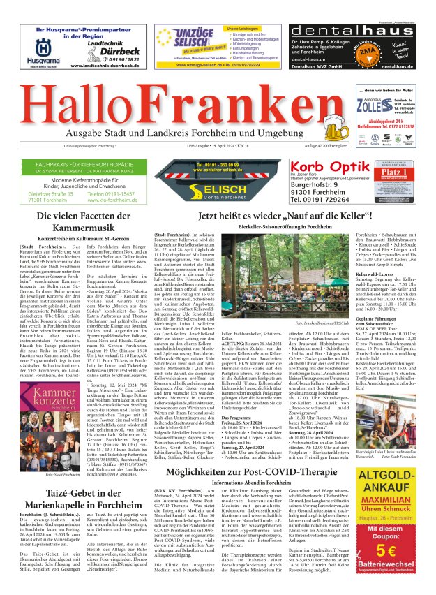 Hallo Franken Titelblatt 1195/2024