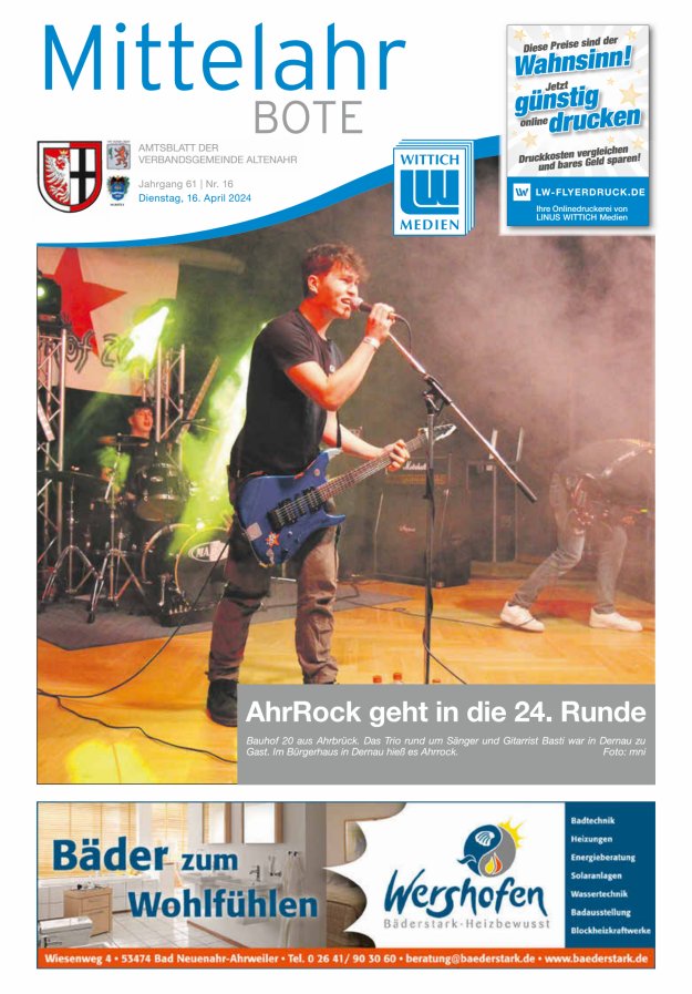Mittelahr Bote Titelblatt 16/2024
