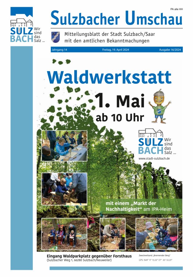 Sulzbacher Umschau Titelblatt 16/2024