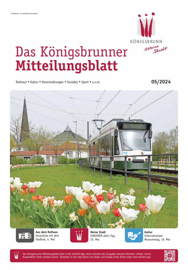 Königsbrunner Mitteilungsblatt Titelblatt 05/2024