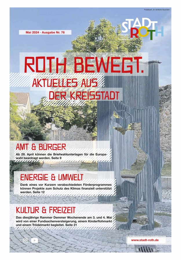 Roth bewegt. Titelblatt 76/2024