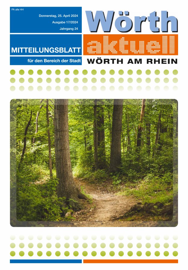 Wörth aktuell Titelblatt 16/2024