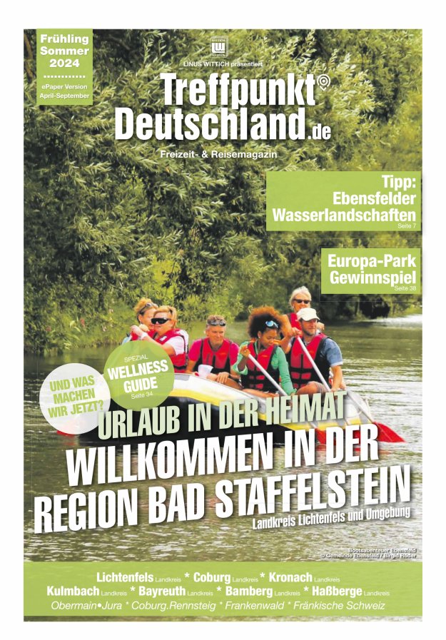 TreffpunktDeutschland Region Bad Staffelstein Reisemagazin Titelblatt 03/2024