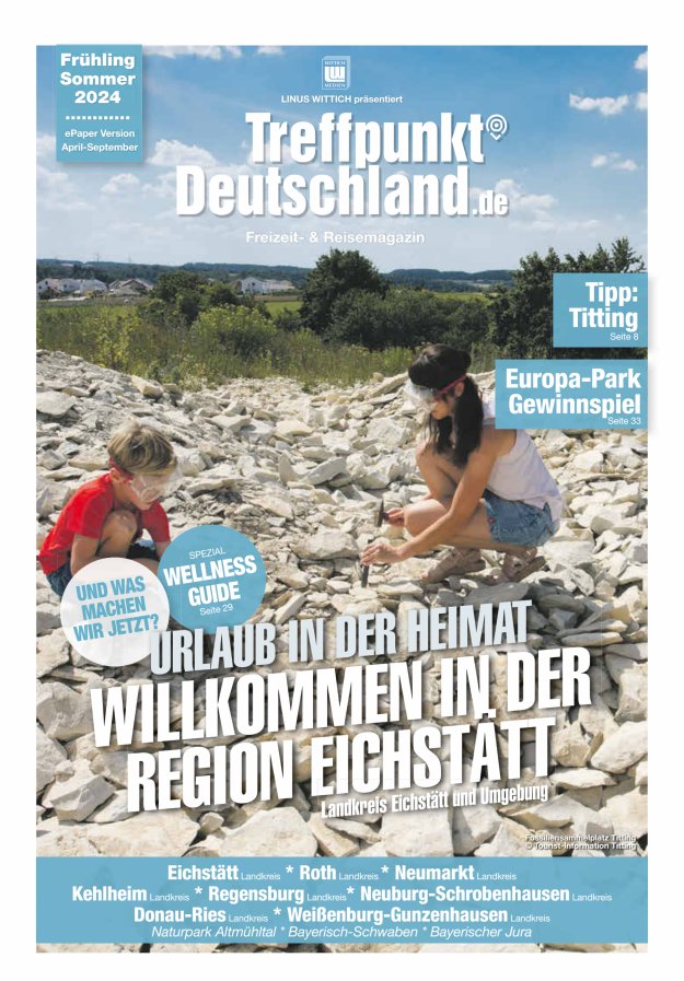 TreffpunktDeutschland Region Eichstätt Reisemagazin Titelblatt 03/2024