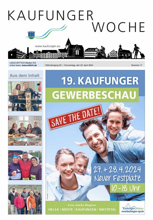Kaufunger Woche Titelblatt 17/2024