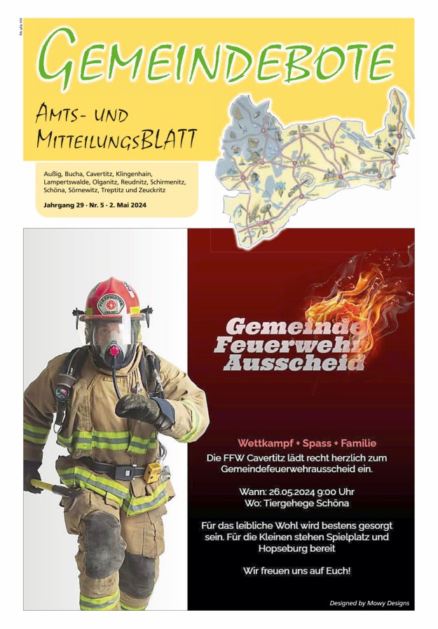 Gemeindebote - Amts- und Mitteilungsblatt Titelblatt 05/2024