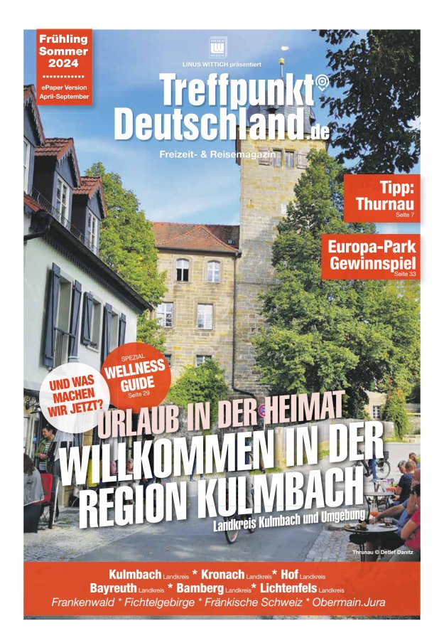 TreffpunktDeutschland Region Kulmbach Reisemagazin Titelblatt 03/2024