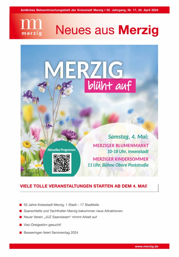 Neues aus Merzig Titelblatt 17/2024
