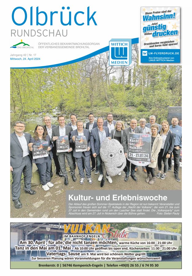 Olbrück Rundschau Titelblatt 17/2024