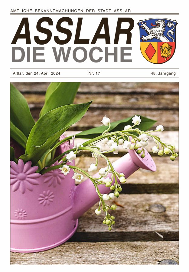 Asslar - Die Woche Titelblatt 17/2024