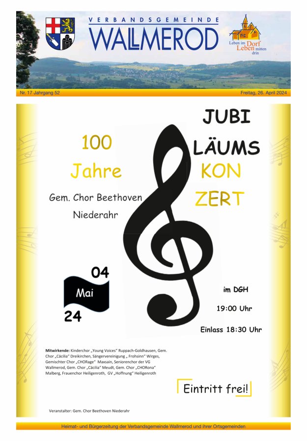 Wir über uns - Verbandsgemeinde Wallmerod Titelblatt 17/2024