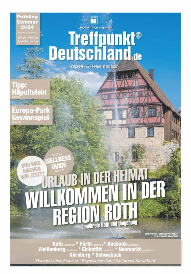 TreffpunktDeutschland Region Roth Reisemagazin Titelblatt 03/2024