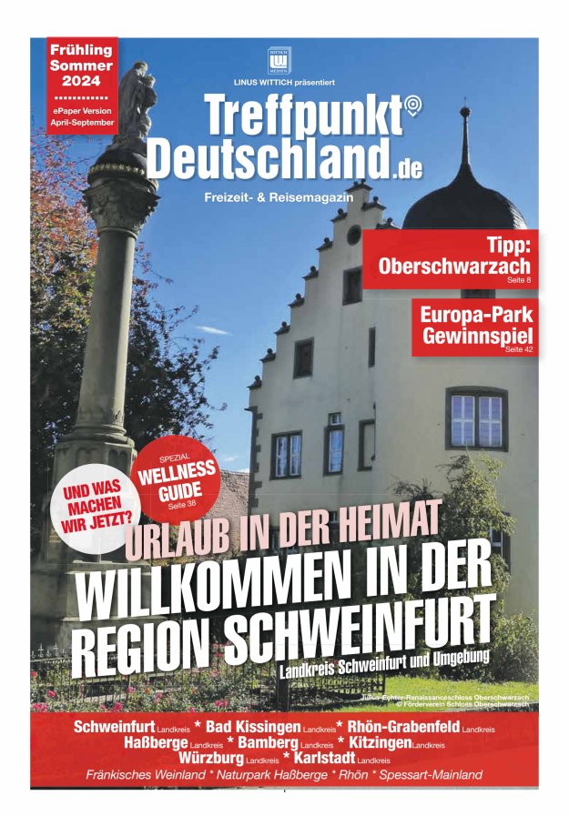 TreffpunktDeutschland Region Schweinfurt Reisemagazin Titelblatt 03/2024