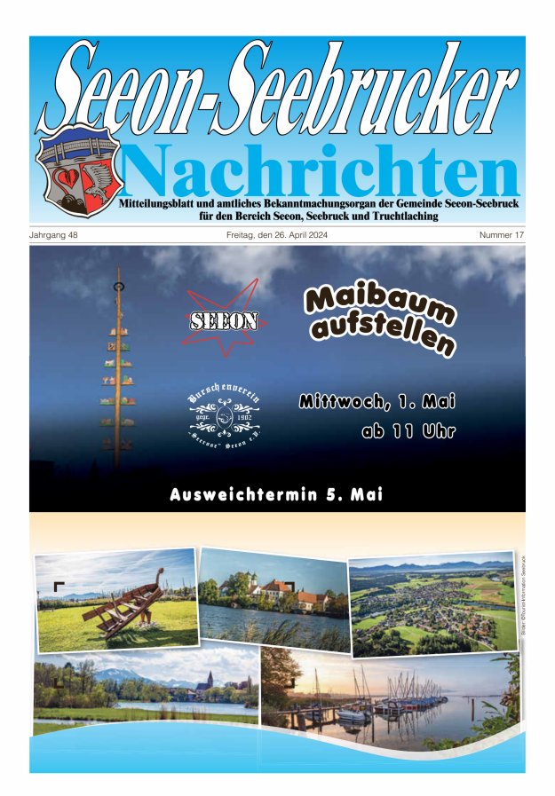 Seeon-Seebrucker Nachrichten Titelblatt 17/2024