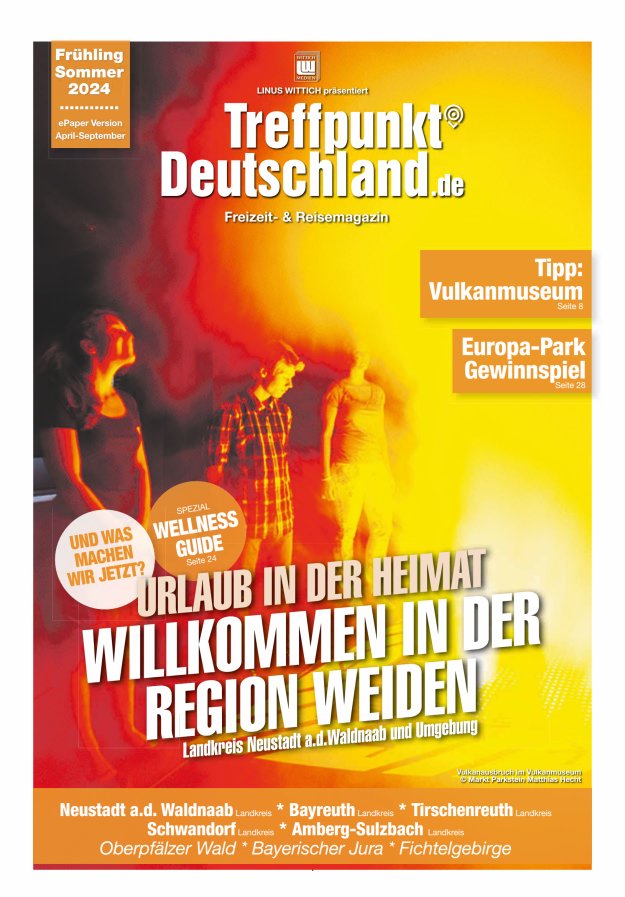 TreffpunktDeutschland Region Weiden Reisemagazin Titelblatt 02/2024