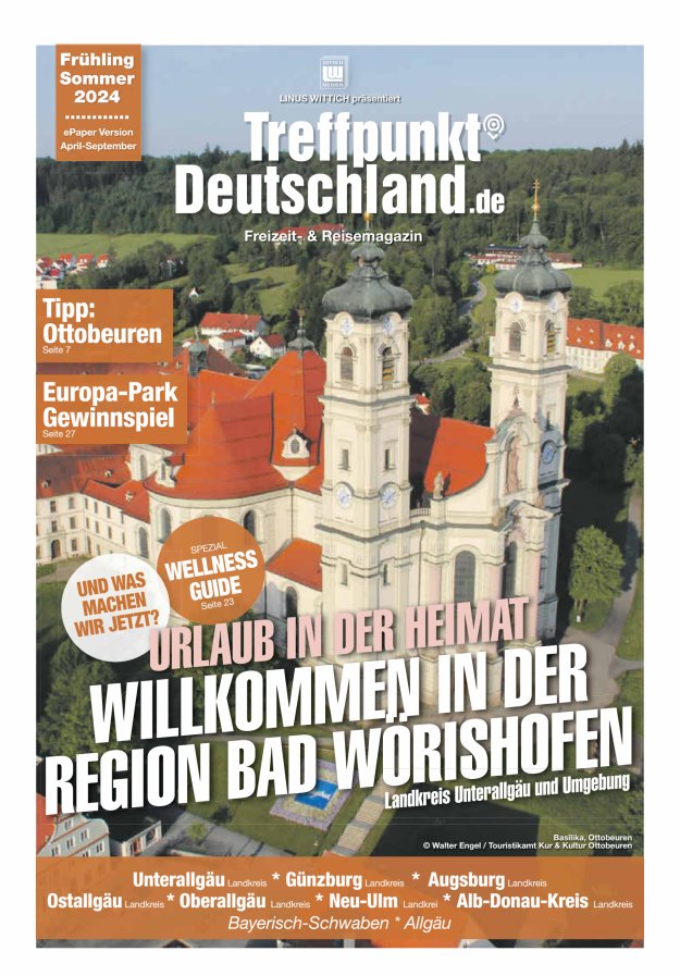 TreffpunktDeutschland Region Bad Wörishofen Reisemagazin Titelblatt 02/2024