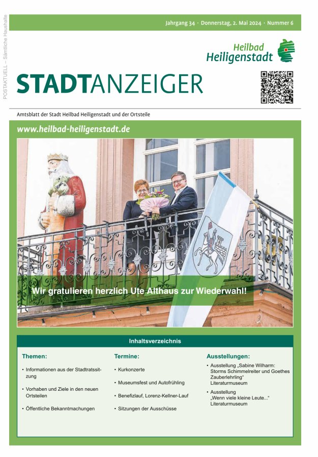Heiligenstadt Anzeiger Titelblatt 06/2024