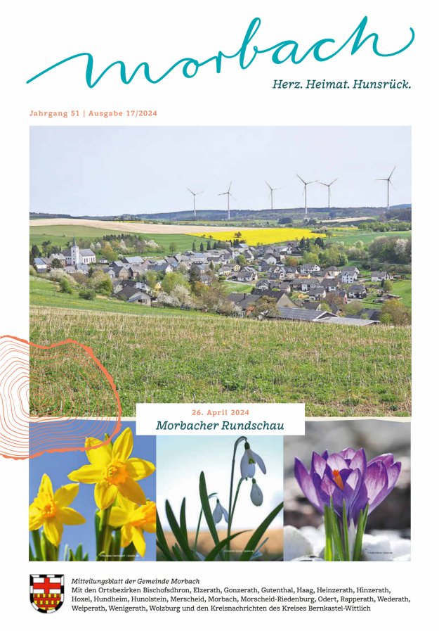 Morbacher Rundschau Titelblatt 17/2024