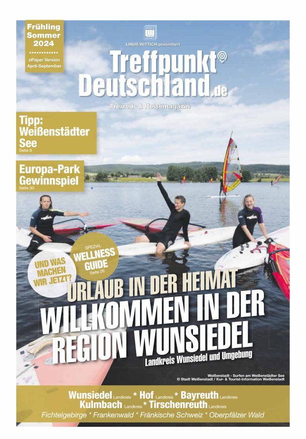 TreffpunktDeutschland Region Wunsiedel Reisemagazin Titelblatt 01/2024