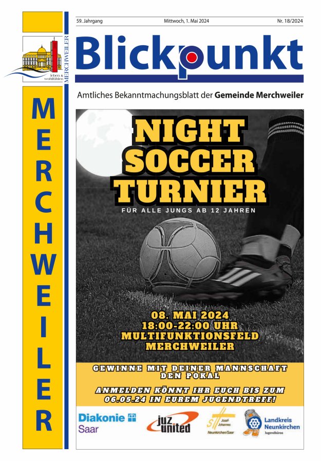 Blickpunkt Merchweiler Titelblatt 18/2024