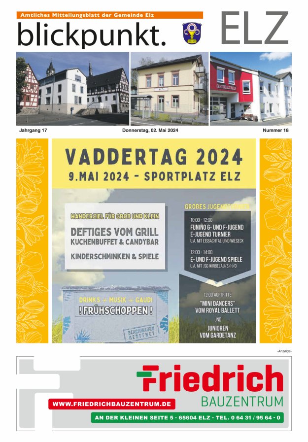 Blickpunkt Elz Titelblatt 18/2024
