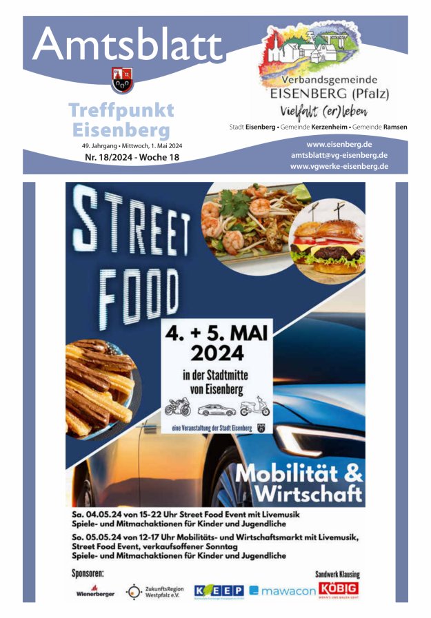 Treffpunkt Eisenberg Titelblatt 18/2024