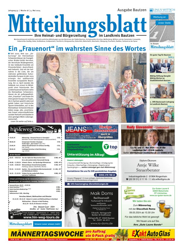Mitteilungsblatt LK Bautzen Ausgabe Bautzen Titelblatt 17/2024