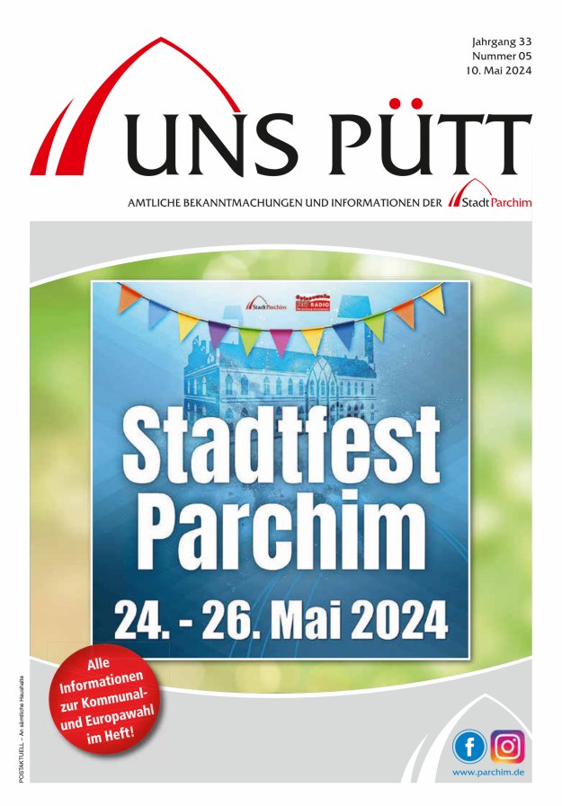 Uns Pütt Titelblatt 05/2024