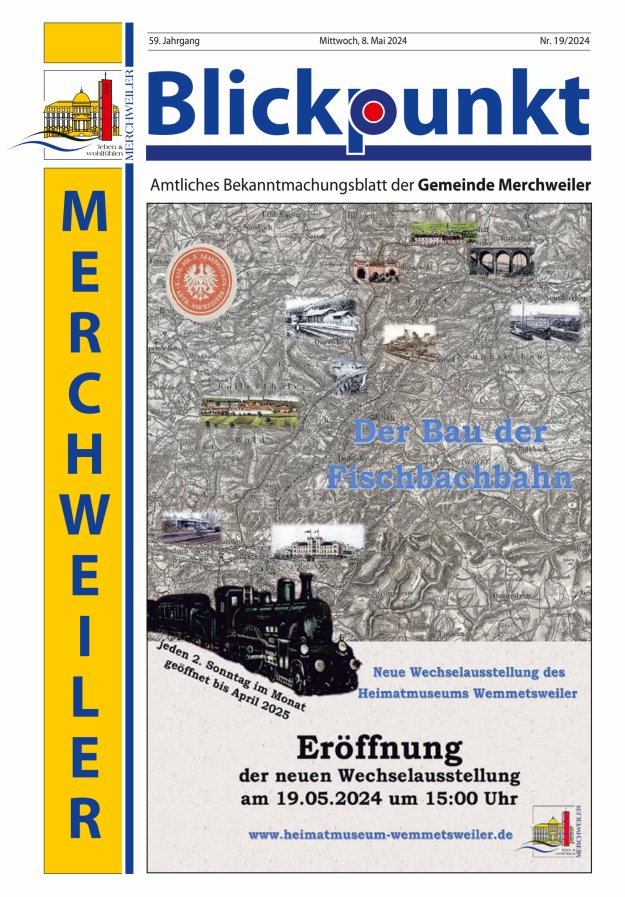 Blickpunkt Merchweiler Titelblatt 19/2024