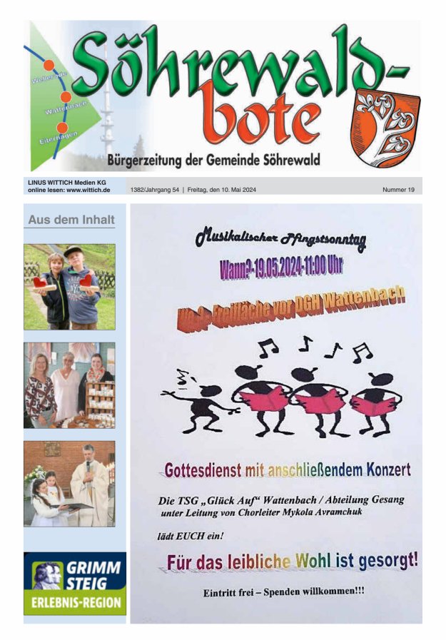 Söhrewaldbote Titelblatt 19/2024