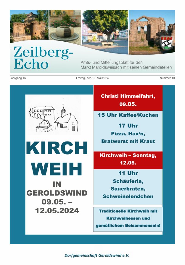 Zeilberg-Echo Titelblatt 10/2024