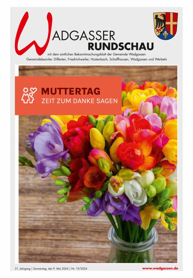 Wadgasser Rundschau Titelblatt 19/2024