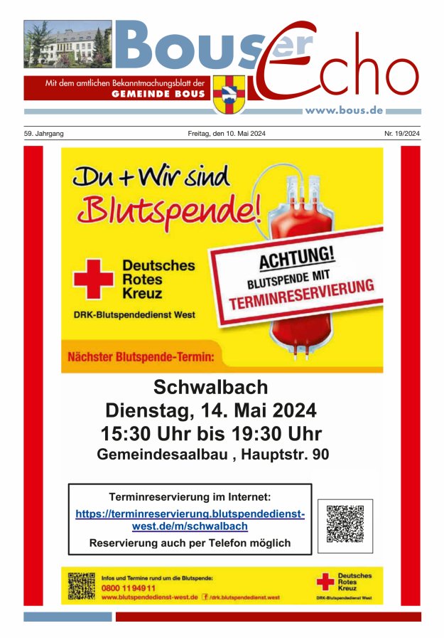 Bouser Echo Titelblatt 19/2024