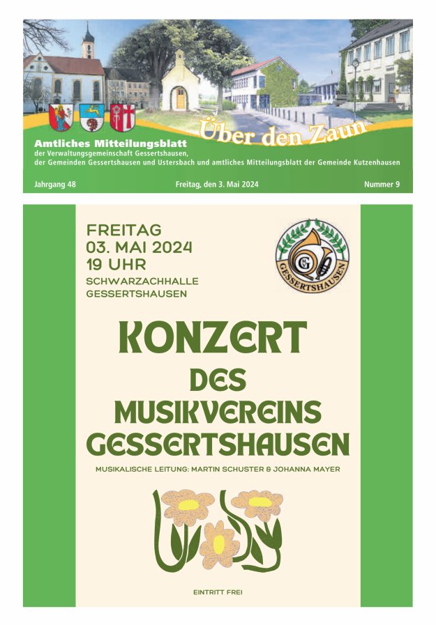 Über den Zaun Titelblatt 09/2024