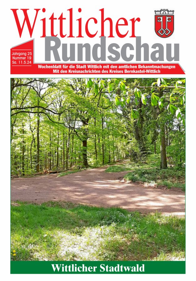 Wittlicher Rundschau Titelblatt 19/2024